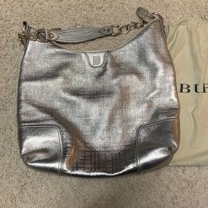Burberry metallic purse